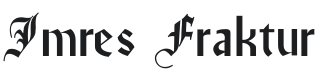 Imres Fraktur Font Preview