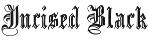 Incised Black Font Preview