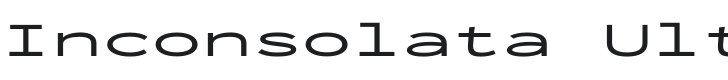 Inconsolata UltraExpanded Medium Font Preview