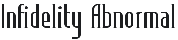 Infidelity Font Preview