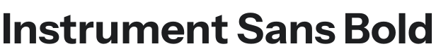 Instrument Sans Bold Font Preview