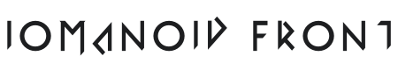 Iomanoid Front-Regular Font Preview