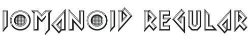 Iomanoid Font Preview