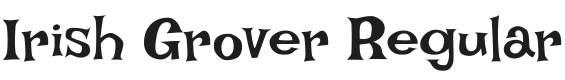 Irish Grover Font Preview