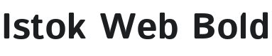 Istok Web Bold Font Preview