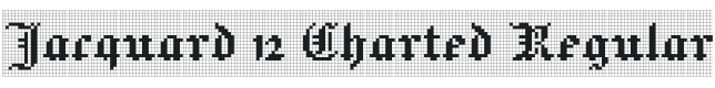 Jacquard 12 Charted Regular Font Preview