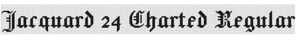 Jacquard 24 Charted Regular Font Preview