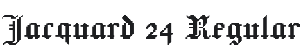 Jacquard 24 Regular Font Preview