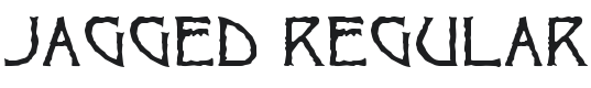 Jagged Font Preview