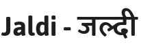 Jaldi Bold Font Preview