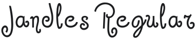 Jandles Font Preview