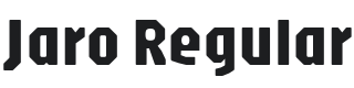 Jaro Font Preview