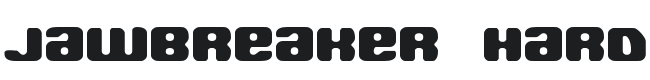 Jawbreaker Hard BRK Font Preview