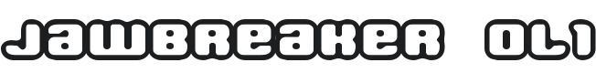 Jawbreaker OL1 BRK Font Preview