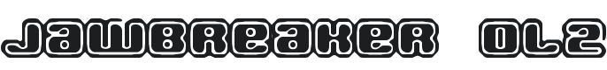 Jawbreaker OL2 BRK Font Preview