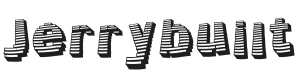 Jerrybuilt Font Preview