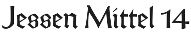 Jessen Mittel 14 Font Preview
