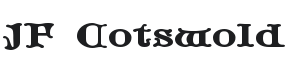 JF Cotswold Letters Font Preview