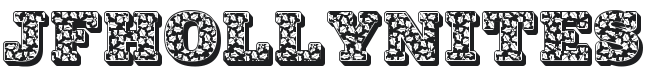 JF Holly Nites Font Preview