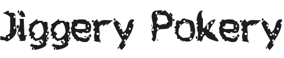 Jiggery Pokery Font Preview