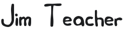 Jim Teacher Font Preview