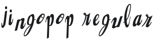 Jingopop Font Preview