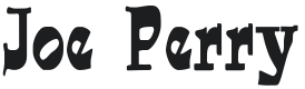 Joe Perry Font Preview