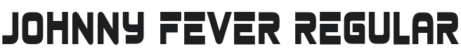 Johnny Fever Font Preview