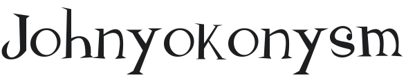 Johnyokonysm Font Preview