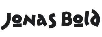Jonas Bold Font Preview