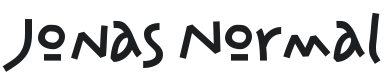 Jonas Font Preview