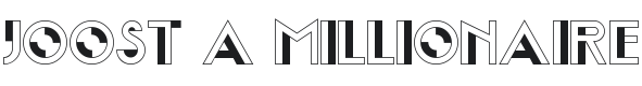 Joost A Millionaire NF Font Preview