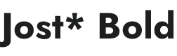 Jost* Bold Font Preview