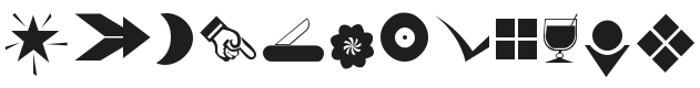 Journal Dingbats 3 Font Preview