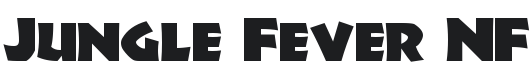 Jungle Fever NF Font Preview
