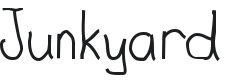 Junkyard Font Preview