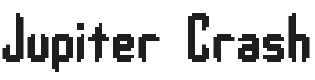 Jupiter Crash Font Preview