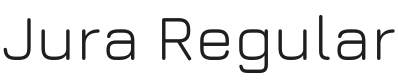 Jura Font Preview