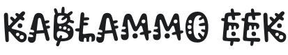 Kablammo Eek Font Preview