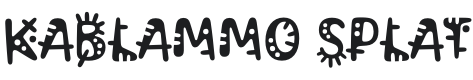 Kablammo Splat Font Preview