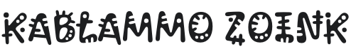Kablammo Zoink Font Preview