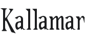 Kallamar Font Preview