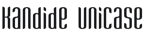 Kandide Unicase Font Preview