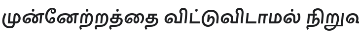 Karla Tamil Inclined Bold Font Preview