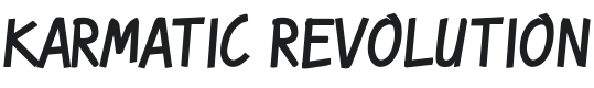 Karmatic Revolution Font Preview