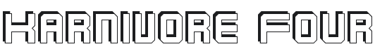Karnivore Four Font Preview