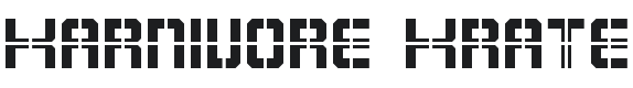 Karnivore Krate Font Preview
