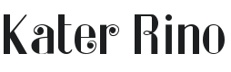 Kater Rino Font Preview