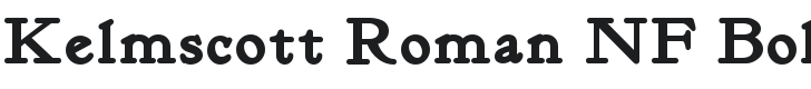 Kelmscott Roman NF Bold Font Preview