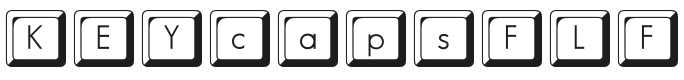 Key Caps FLF Font Preview